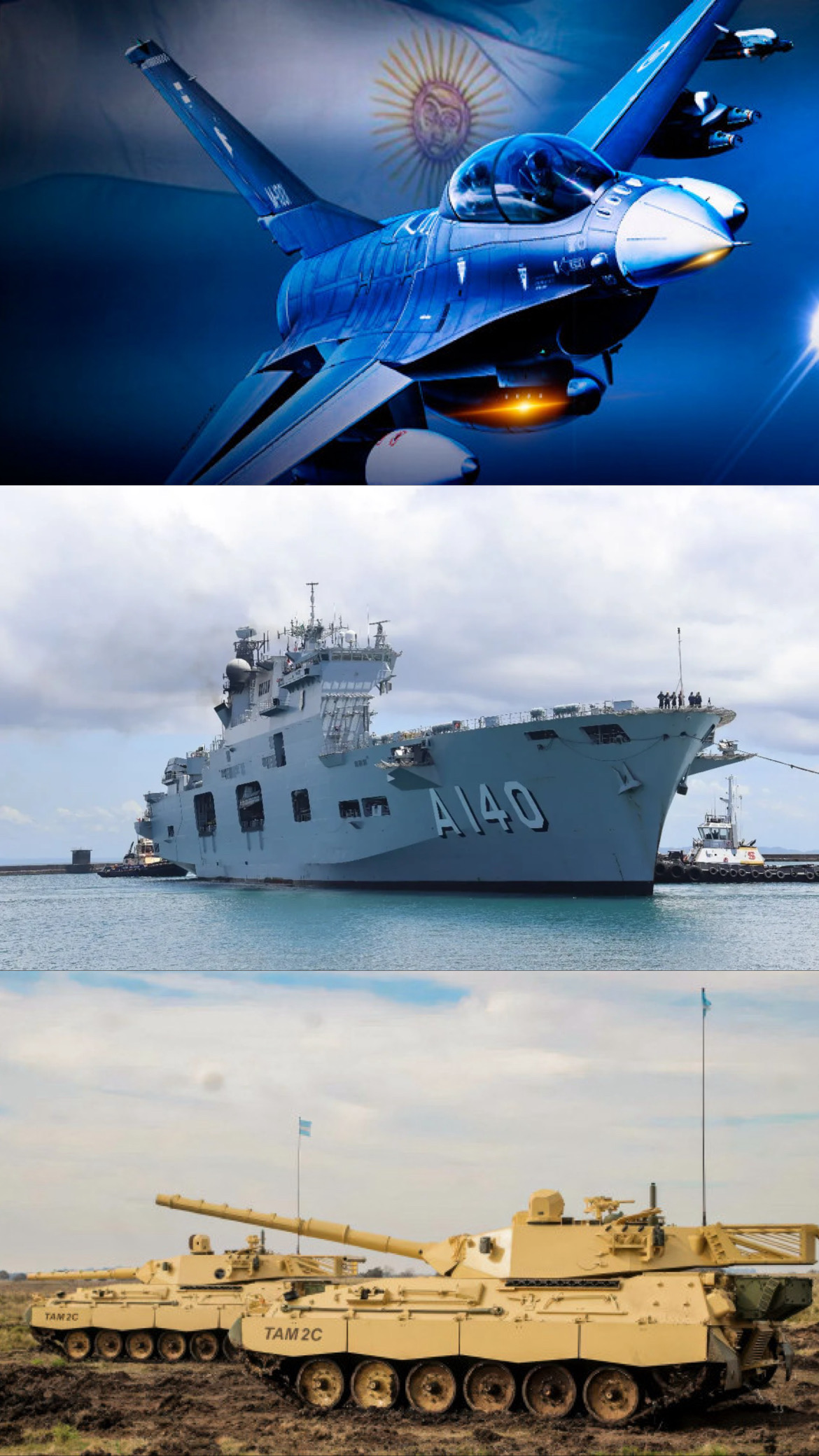 Aviación, Náutica y Defensa Argentina